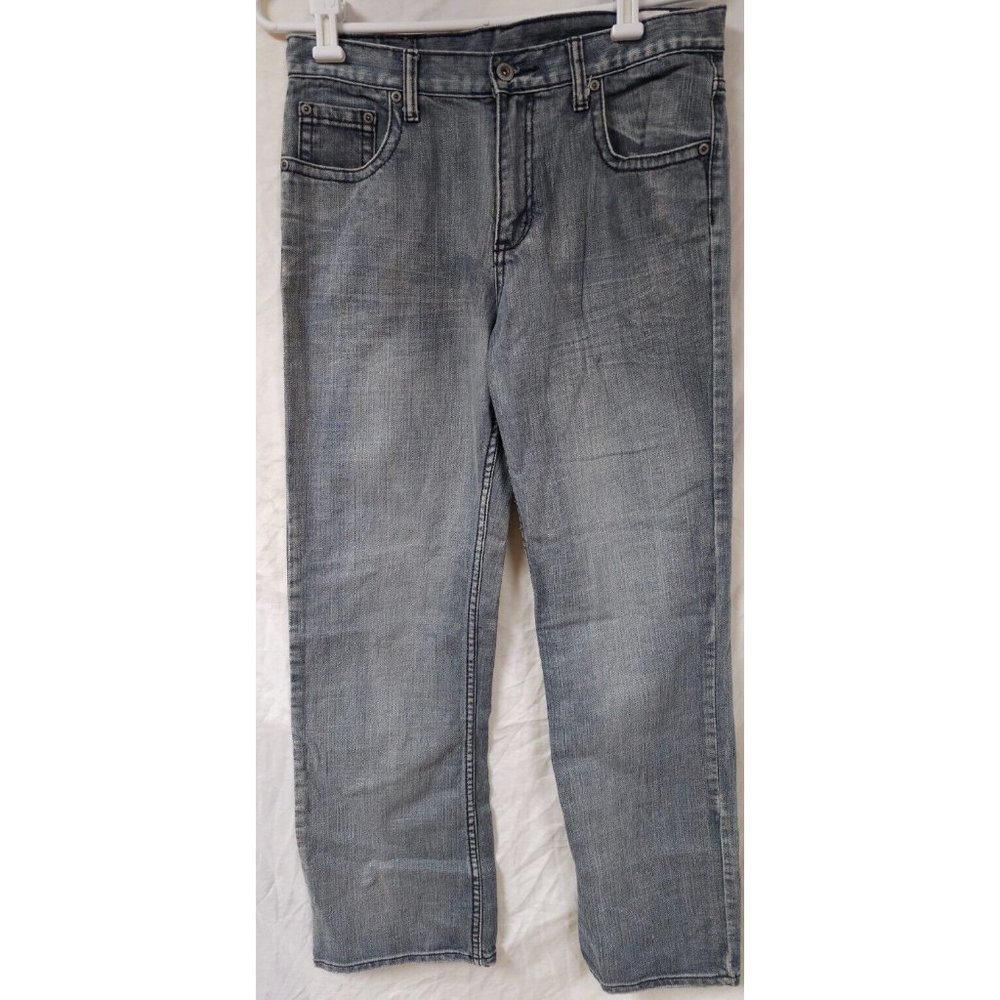 Flypaper Womens 18 Mid Rise medium Wash Embroidered Bootcut Denim Jeans 30X30